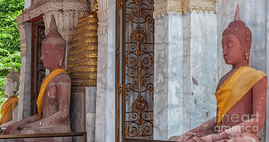Phetchaburi Temple Entrance Photograph by Antony McAulay