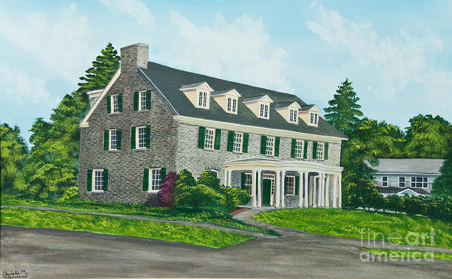 Phi Gamma Delta Painting by Charlotte Blanchard
