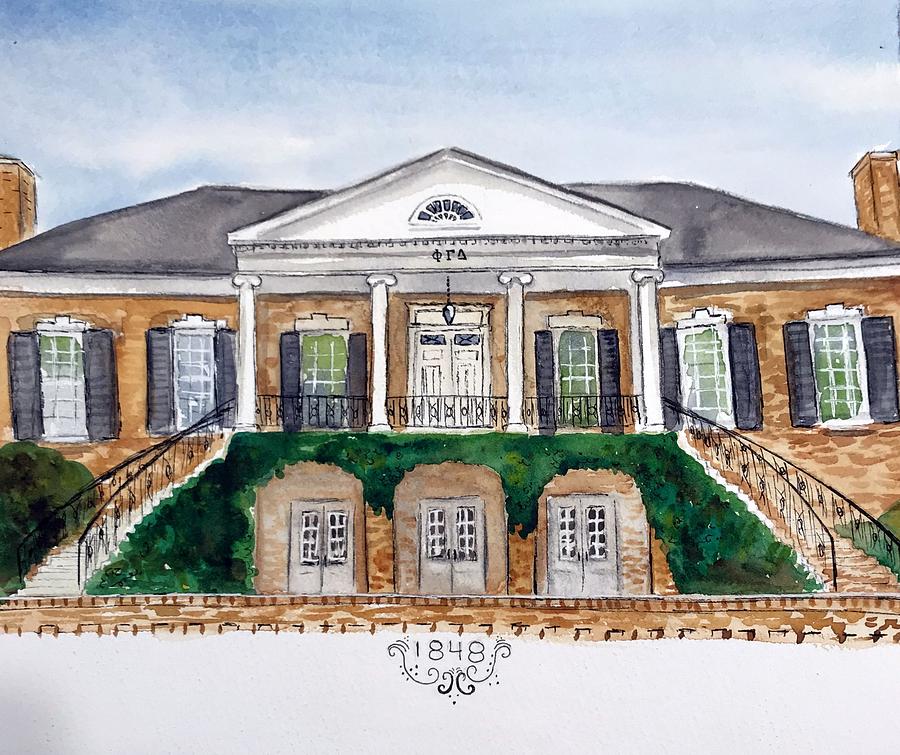 Phi Gamma Delta Painting by Starr Weems