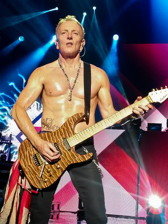 Phil Collen of Def Leppard 5 Photograph by David Patterson