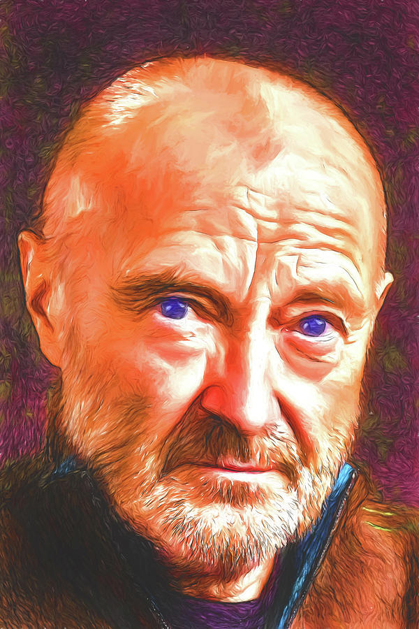 Phil Collins Digital Art by John Haldane