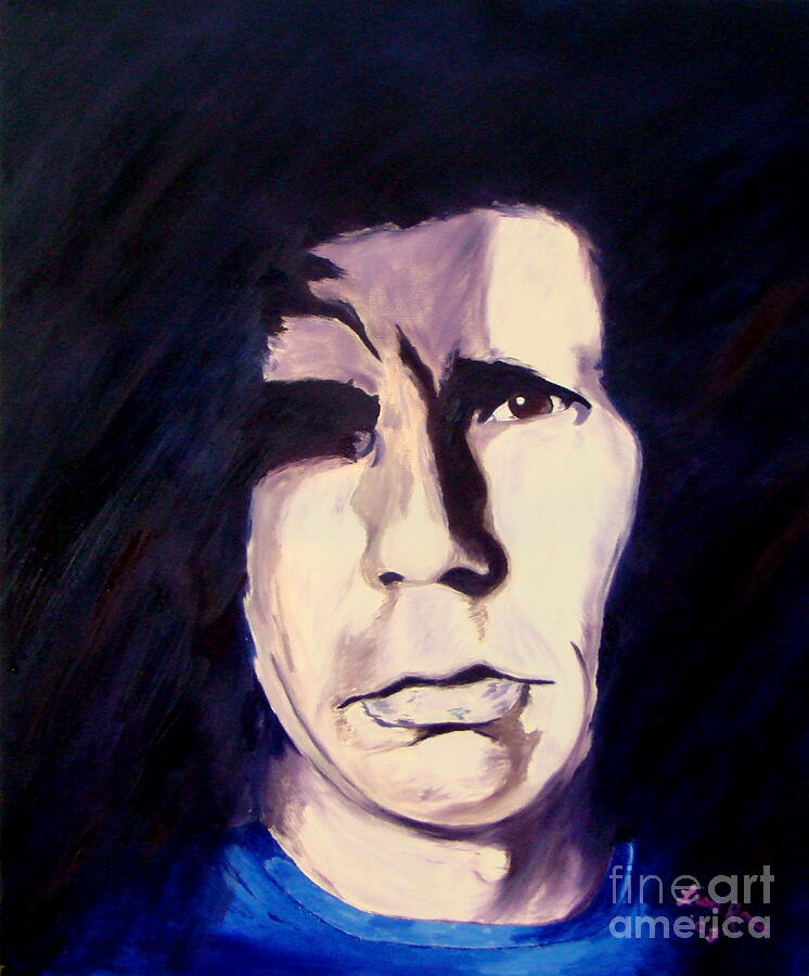 Phil Painting by Lisa Rose Musselwhite