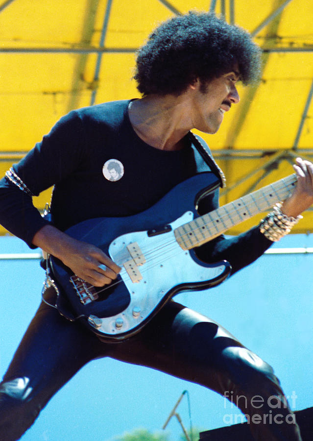 Phil Lynott of Thin Lizzy-Black Rose Tour Day on the Green 7-4-79 - New Unreleased   Photograph by Daniel Larsen