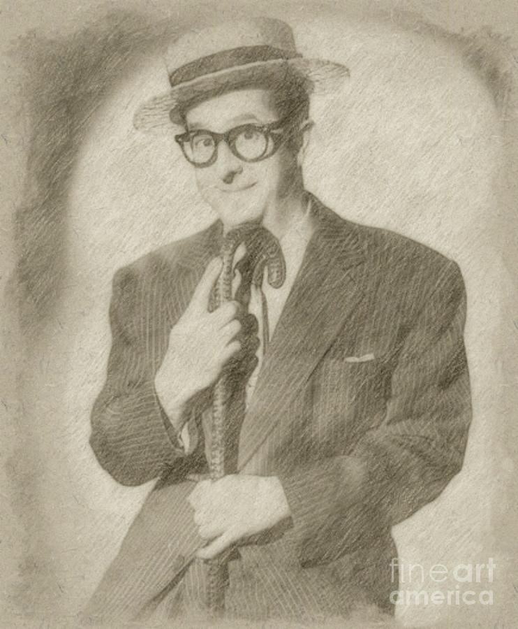 Music Drawing - Phil Silvers, Actor, Comedian by Esoterica Art Agency
