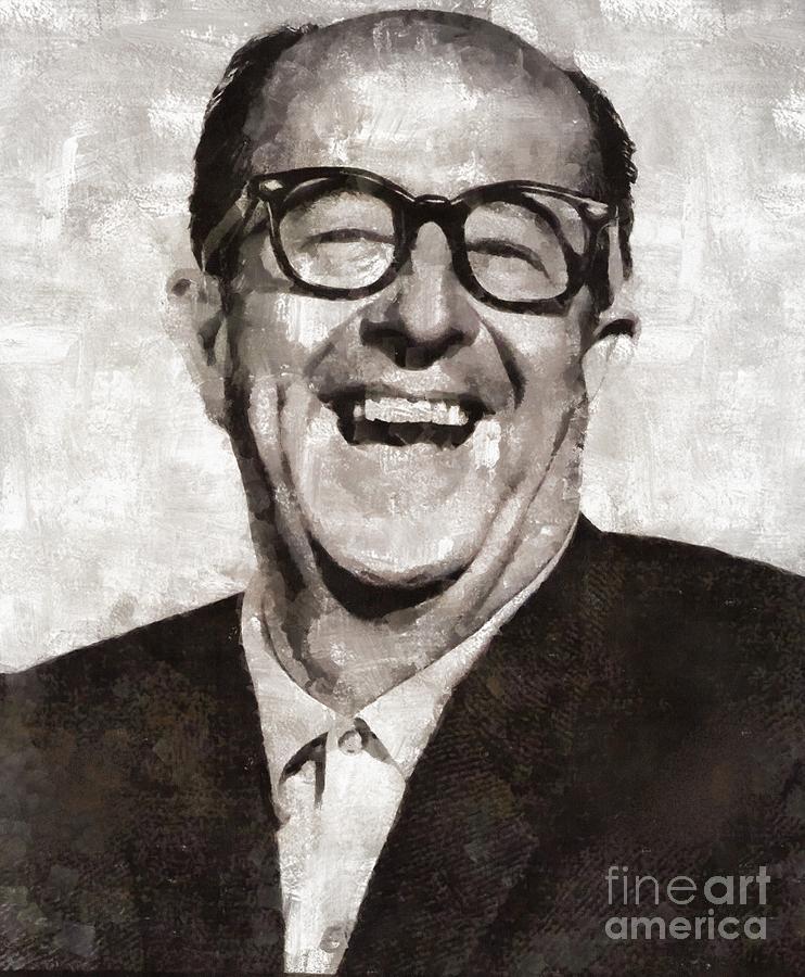 Hollywood Painting - Phil Silvers, Actor, Comedian by Esoterica Art Agency