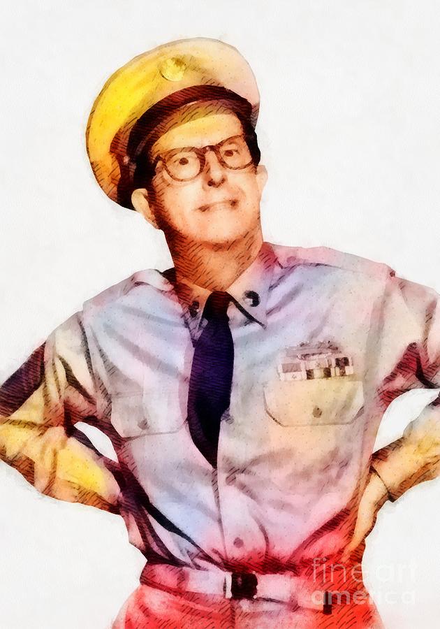 Phil Silvers, Comedy Legend By John Springfield Painting