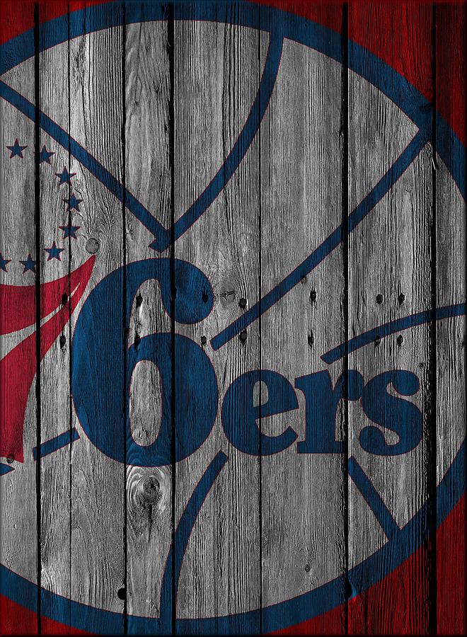 Philadelphia 76ers Retro Shirt Photograph by Joe Hamilton - Fine Art America