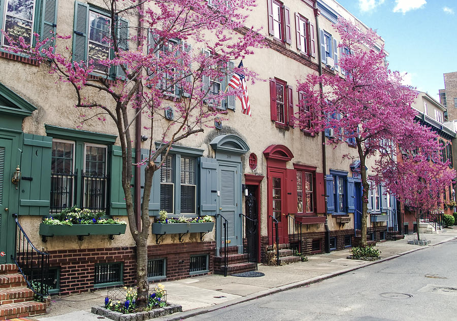 Philadelphia Blossoming in the Spring Photograph by Bill Cannon