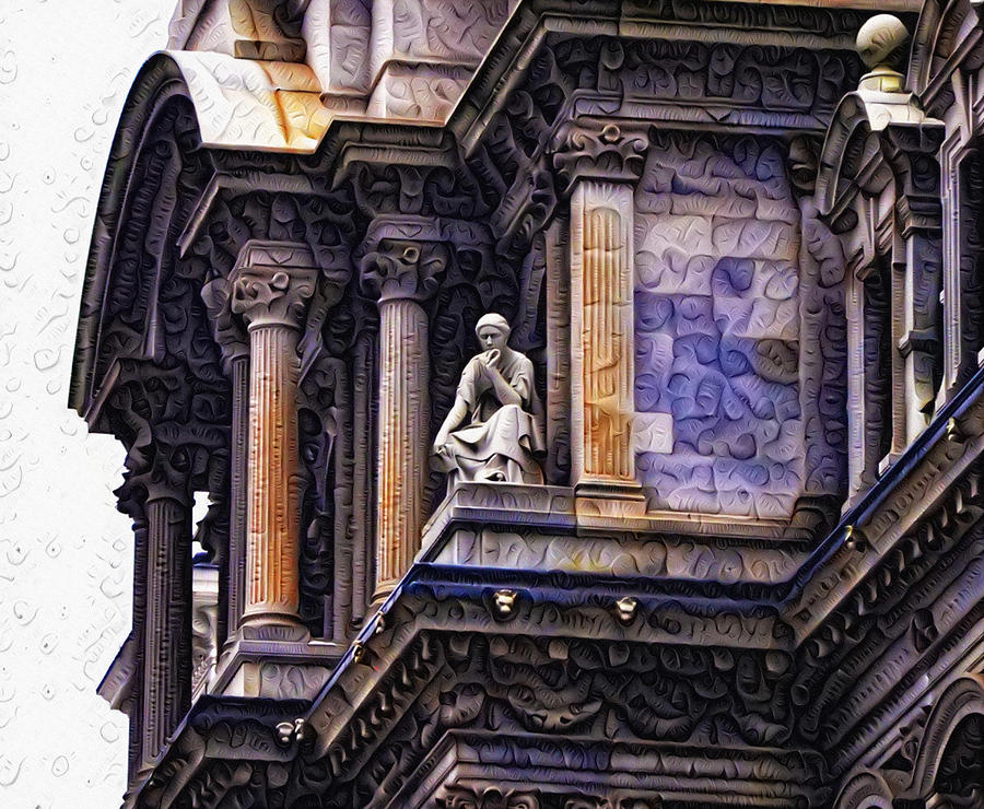 Philadelphia City Hall - Amazing Architecture Painting by Bill Cannon