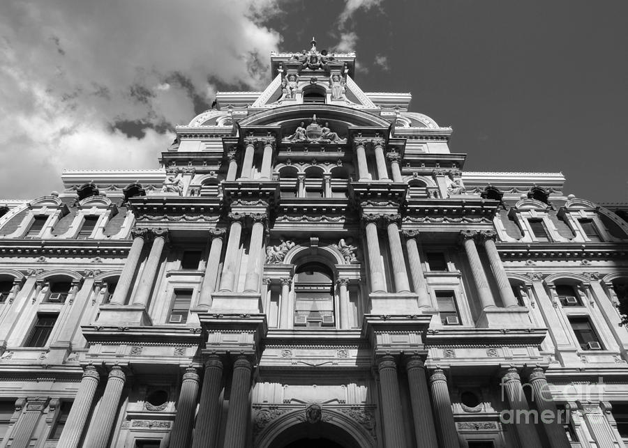 Philadelphia Photograph - Philadelphia City Hall and Storm Cloud by Trekkerimages Photography