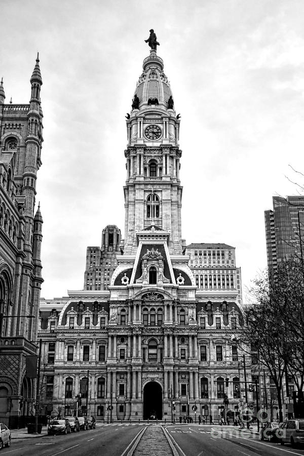 Philadelphia City Hall Building on Broad Street Photograph by Olivier Le Queinec