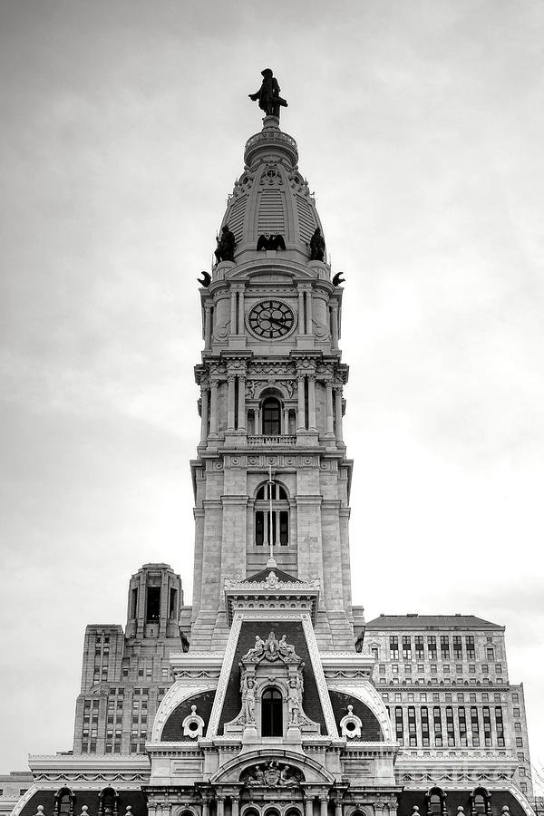 Philadelphia City Hall Tower Photograph by Olivier Le Queinec