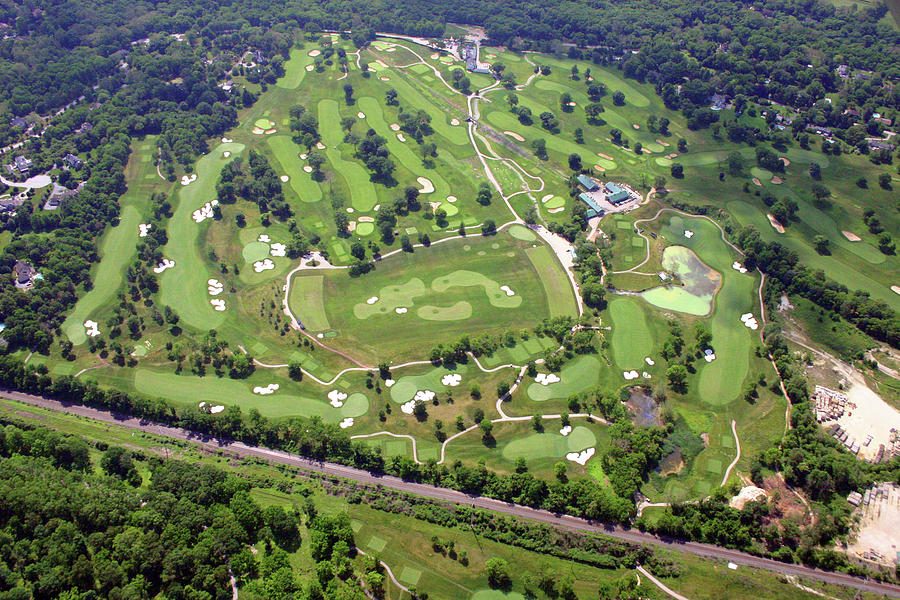 Philadelphia Cricket Club Militia Hill Golf Course Holes 3 4 5 6 7 8 and 9 Photograph by Duncan Pearson