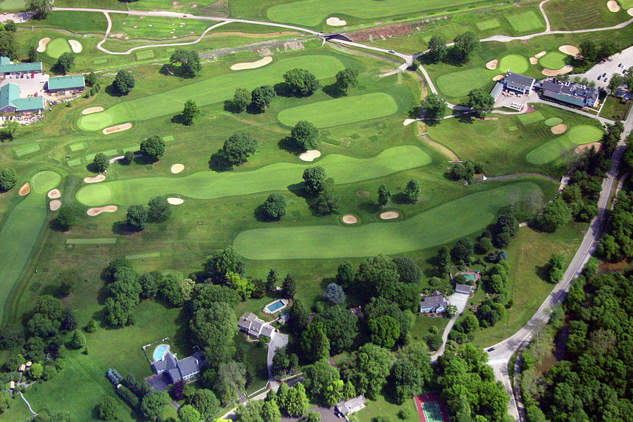 Philadelphia Cricket Club Wissahickon Golf Course Holes 1 2 11 and 18 Photograph by Duncan Pearson