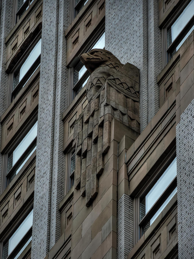 Philadelphia Deco Eagle 001 Photograph by Lance Vaughn