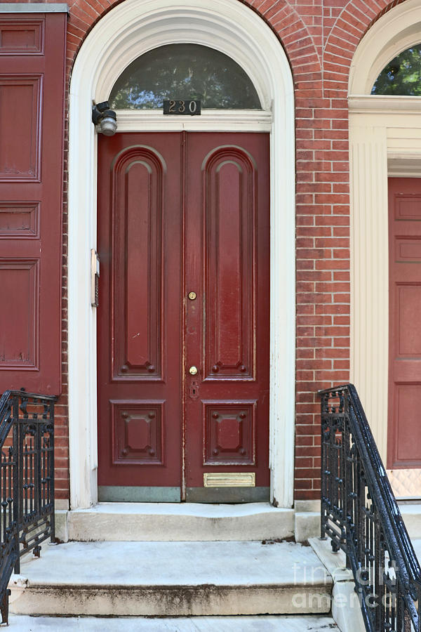 Philadelphia Door Photograph by Thomas Marchessault
