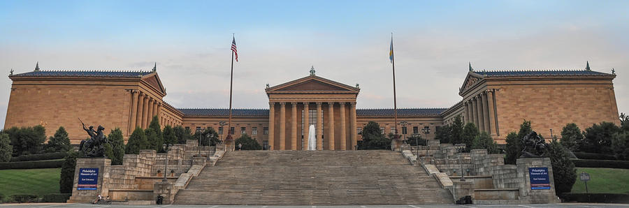 Philadelphia Museum of Art Panorama Photograph by Bill Cannon