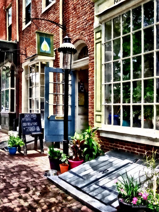 Philadelphia PA Coffeehouse Photograph by Susan Savad