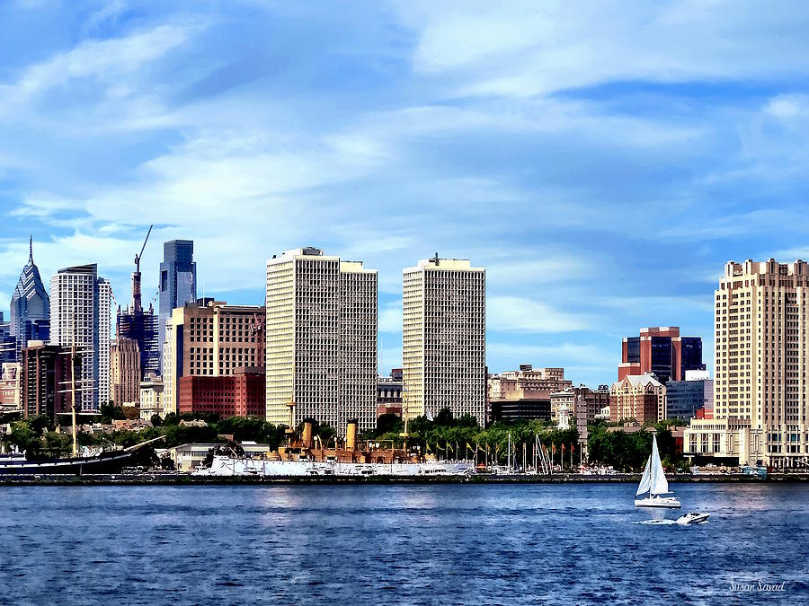 Philadelphia PA Skyline Photograph by Susan Savad
