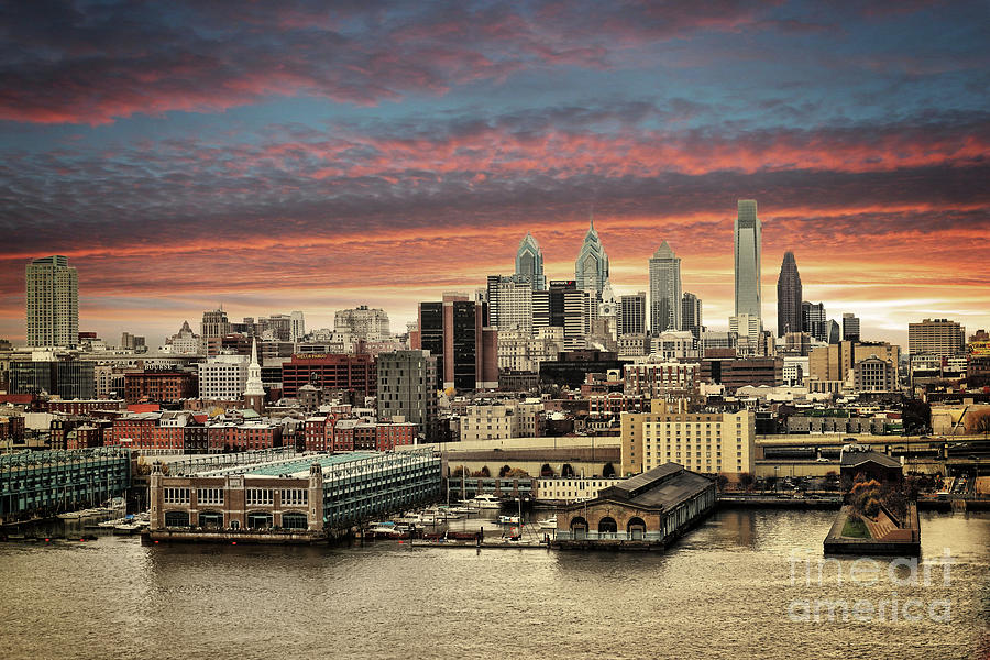 Philadelphia Skyline Photograph - Philadelphia Skyline by Jack Paolini