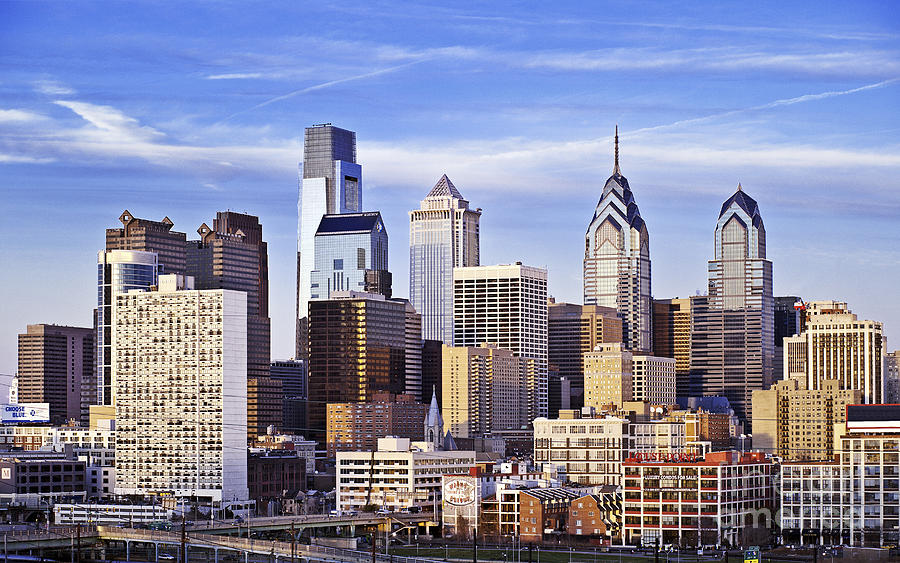 Philadelphia Photograph - Philadelphia Skyline by John Greim