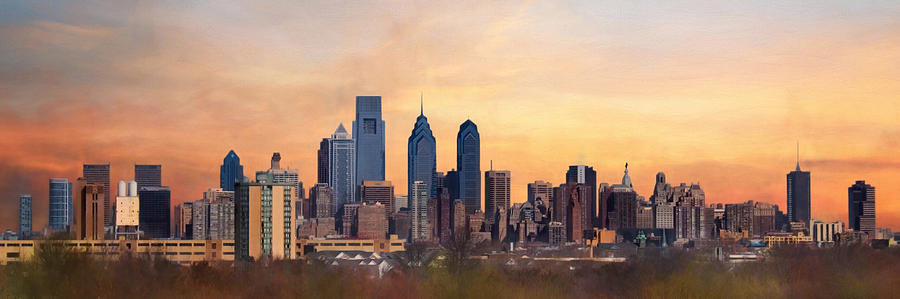 Philadelphia Photograph - Philadelphia Skyline by Lori Deiter