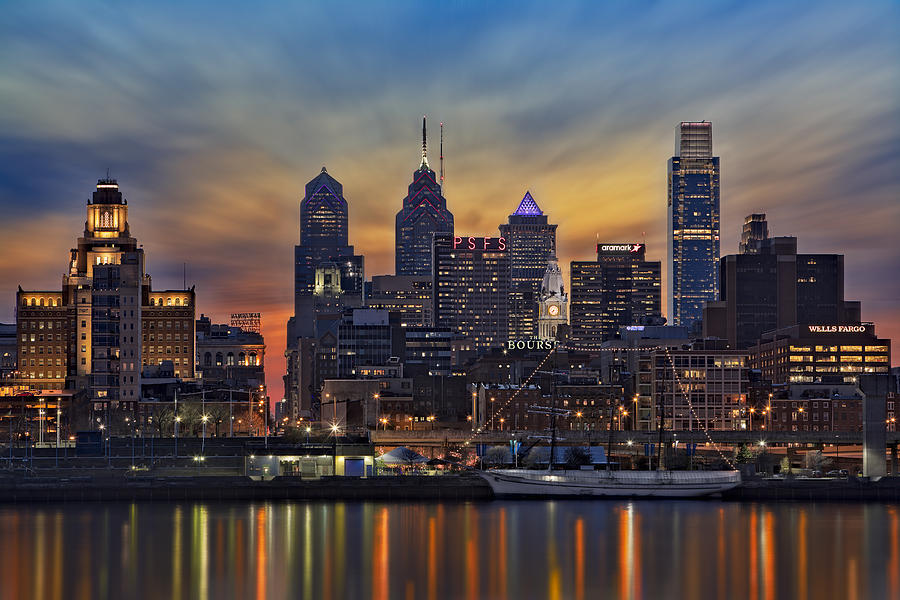Philadelphia Skyline Photograph by Susan Candelario
