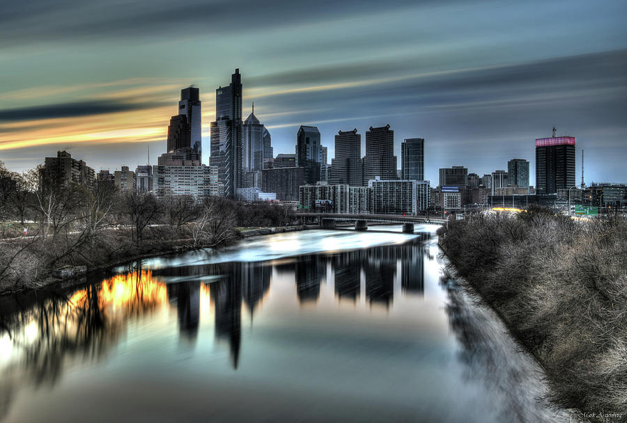 Philadelphia Spring Garden Street Skyline Photograph by Mark Ayzenberg ...