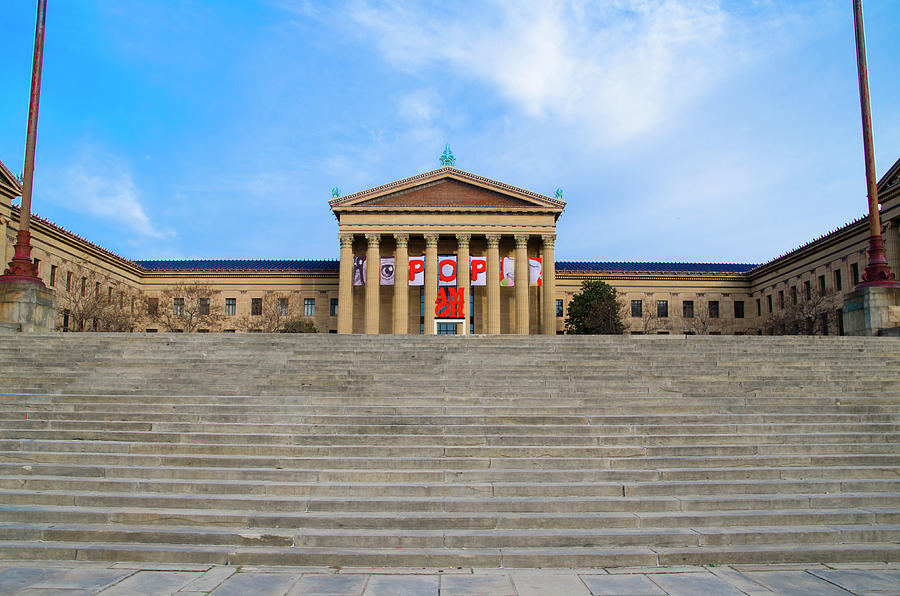 Philadelphia - The Rocky Steps Photograph by Bill Cannon