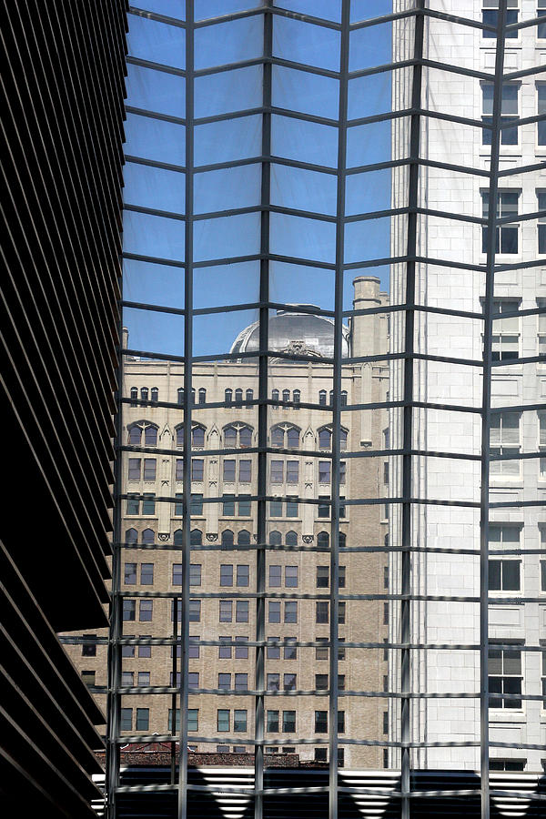 Philadelphia through a window Photograph by Emanuel Tanjala