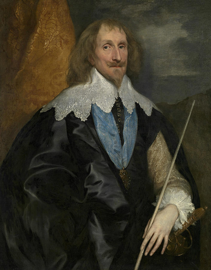Philip Herbert, 4th Earl of Pembroke, circa 1634 Painting by Anthony van Dyck