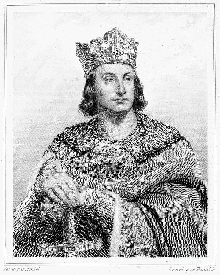 Français : Philippe Ier , roi de France . 14th century. Anonymous 180  Filipus1 kruh Stock Photo - Alamy