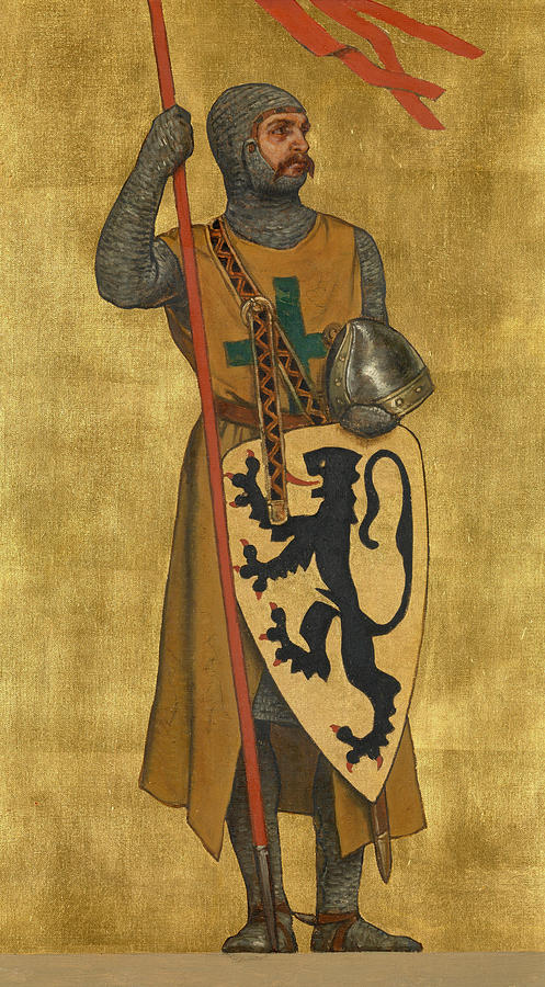 Philip of Alsace Painting by Albert De Vriendt - Pixels