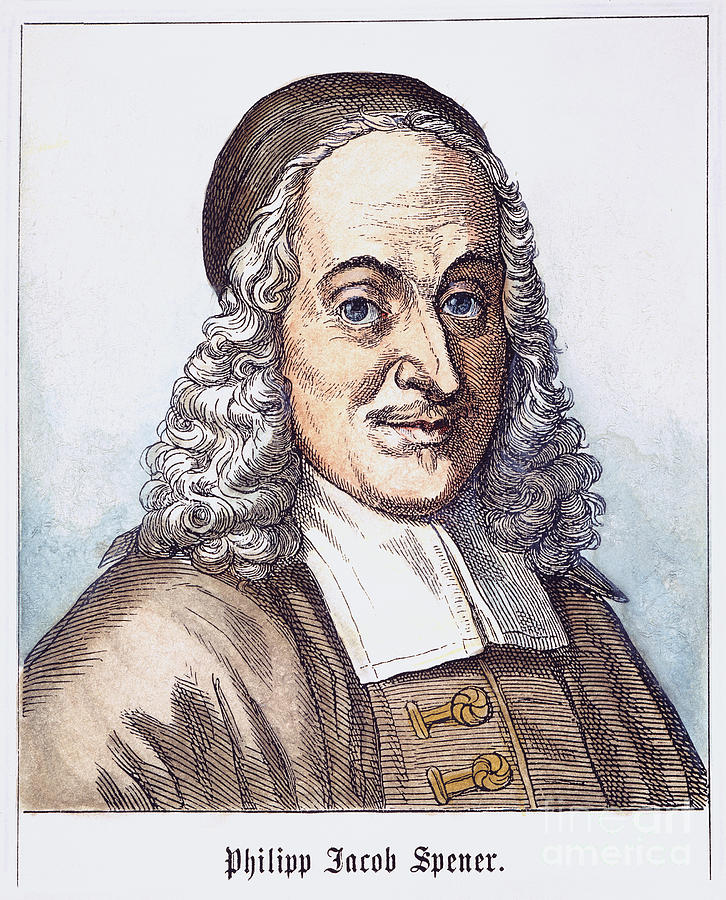 Philipp J. Spener (1635-1705) Photograph by Granger