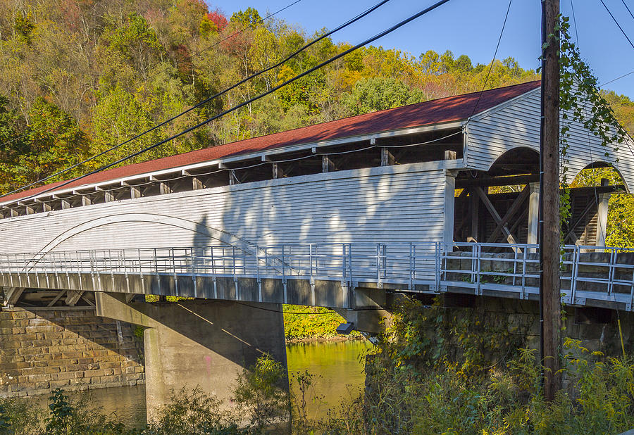 Philippi Covered Bridge Photograph by Jack R Perry