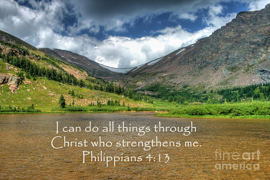 Philippians 4/13 Photograph by Tony Baca
