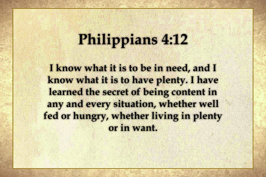 Philippians 4 And 12