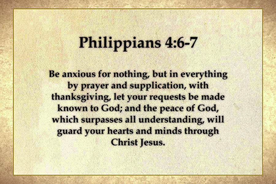Philippians 4 and 6-7 by Sherman Rivers.
