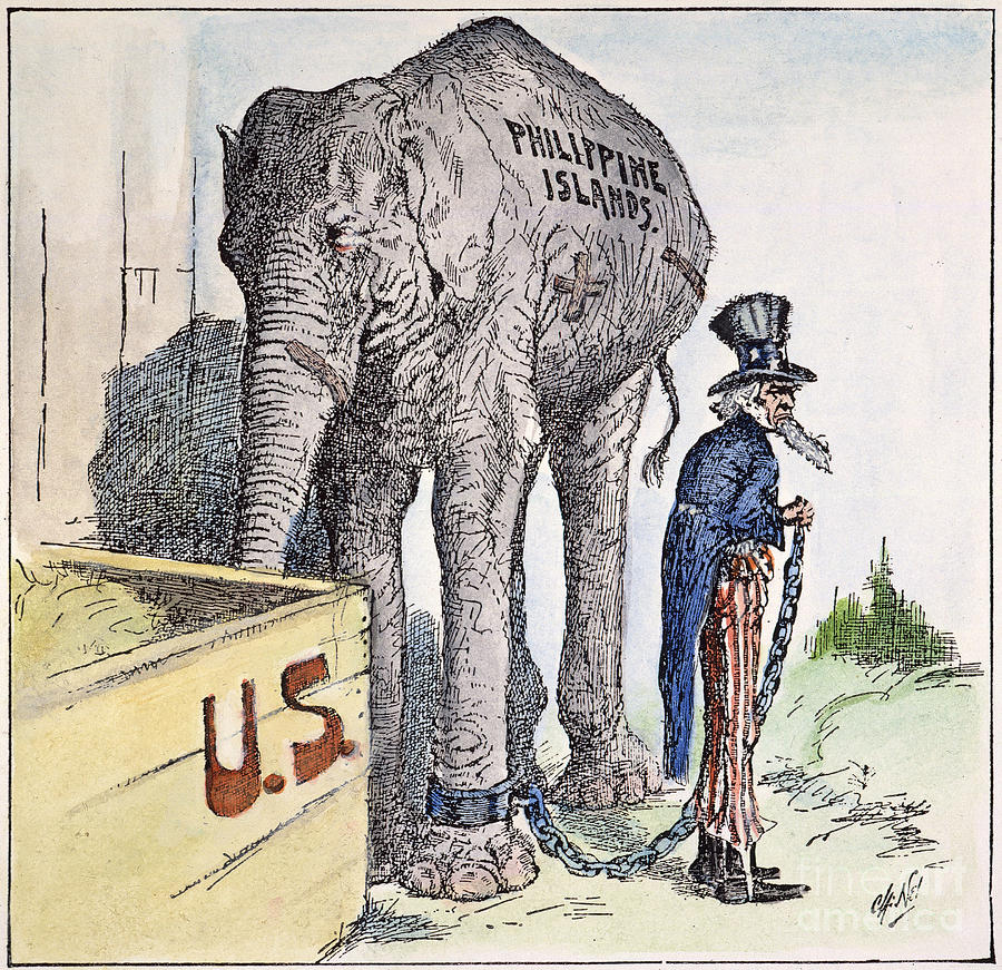 imperialism political cartoon uncle sam