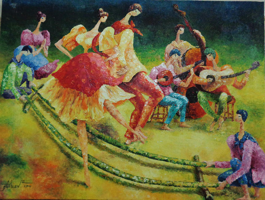 Philippine Folk Dance Painting