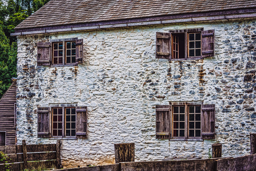 Philipsburg Manor House - Windows and Shutters Photograph by Black ...