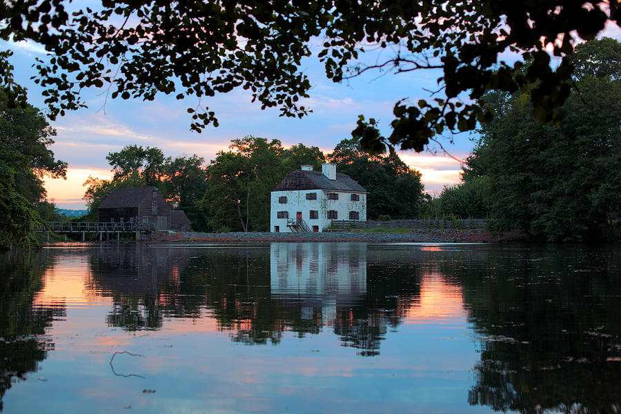 Sunset Photograph - Philipsburg Manor by Kerry Lawton