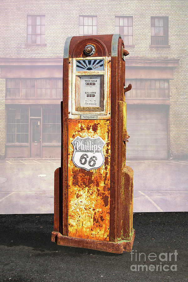 Phillips 66 Antique Gas Pump