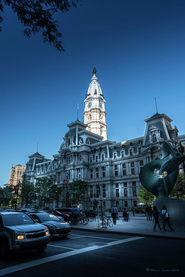 Philly City Hall Photograph by Marvin Spates