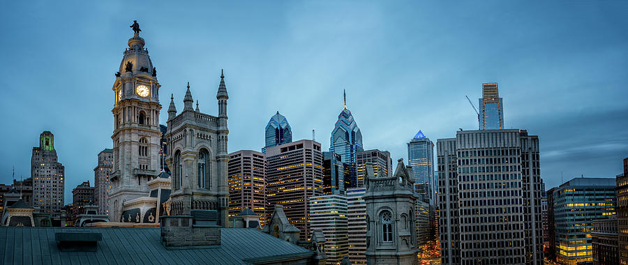 Philly Skyline Photograph by Ryan Wyckoff