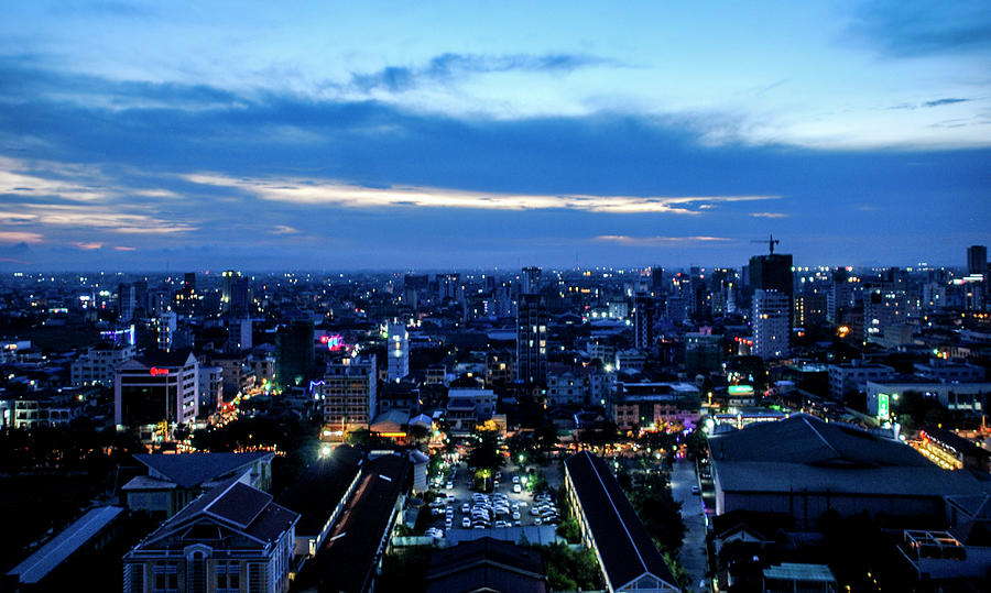 Phnom Penh Skyline Photograph by Anne Chretien - Fine Art America