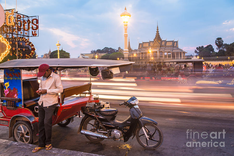 Phnom Penh Tuk Tuk Photograph by Didier Marti