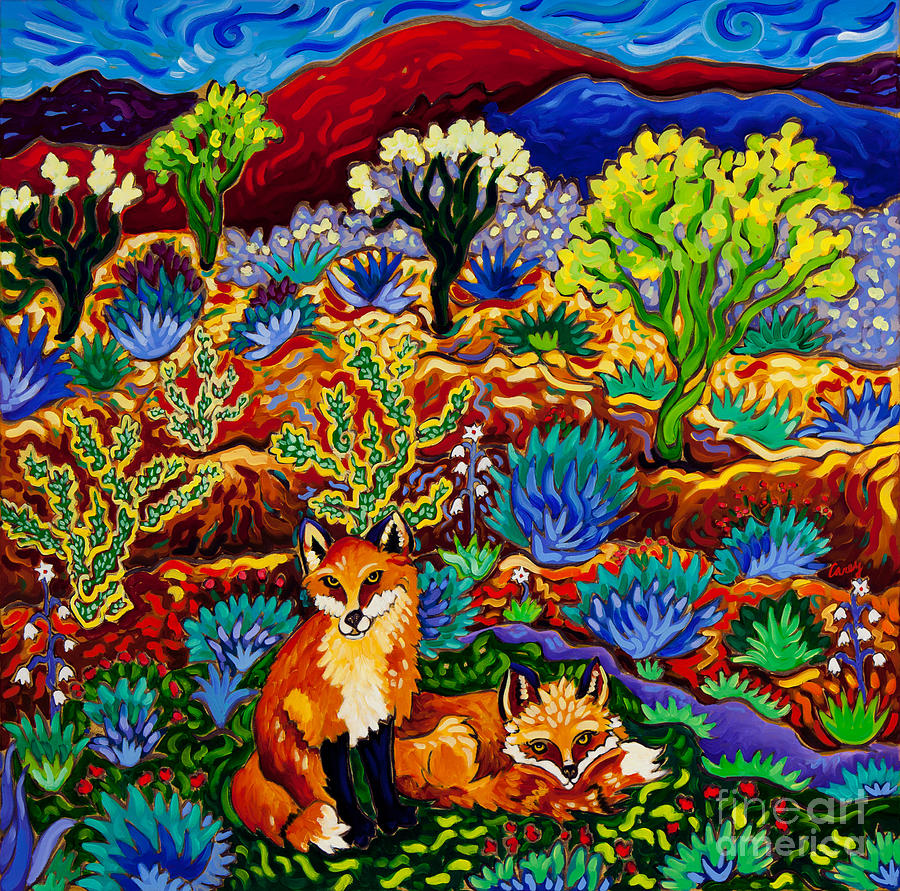 Phoenician Oasis Painting by Cathy Carey