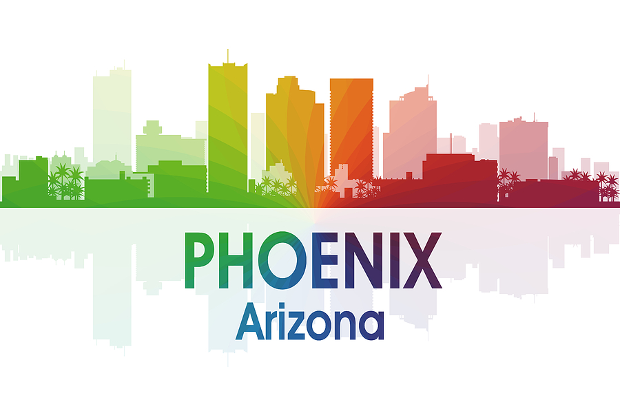 Phoenix AZ  Mixed Media by Angelina Tamez