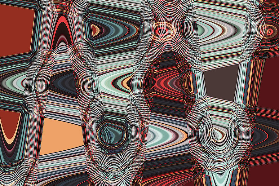 Phoenix Building Abstract # 2602ew Digital Art by Tom Janca